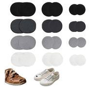 Juguta 24 Pezzi Toppa Autoadesiva per Riparazione fori Sul Tallone Delle Scarpe da Ginnastica, Protezione Adesiva per Talloni Grandi e Piccoli, Ripara e Proteggi le tue Scarpe in Modo Efficace