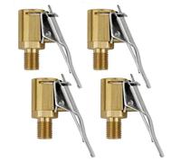 JUGUTA 4 Pezzi 8 Mm Valvola Auto Spina A Leva Air Chuck, Adattatore Valvola Automatica In Ottone, Spina Istantanea Per Pneumatici Con Filettatura Valvola