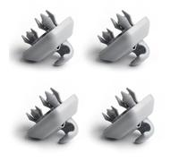 JUGUTA 4 Pezzi Clip Per Visiera Auto, Gancio Parasole Per Auto,Supporti Per Parasole,8U0857562A Con Clip Per Paraluce In Plastica,Per Auto Per A1, A3, A4, A5, S3, S4, S5, Q3, Q5, Tt