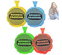 JUGUTA 4 Pezzi Cuscino Scorreggione,Scorregge Finte,Cuscino Per Scoregge,Cushion Autogonfiante,Cuscino Scoregge Finte Scherzo Cuscino Scherzi Divertenti,Divertente Self-Inflating Party Cuscino