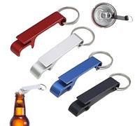 JUGUTA Apribottiglie Birra, 4 Pezzi Portachiavi Apribottiglie, Apribottiglie In Alluminio, Mini Apribottiglie, Multifunzionale Apribottiglie, Apribottiglie Portatile, Per Feste, Festival, Radun