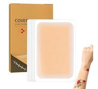 JUGUTA Copri Tatuaggi Cerotti Copri Tatuaggi Anti-Sudore Waterproof 6 Pezzi Adesivi Correttori Color Pelle Invisibili Ultra Sottili Per Coprire Cicatrici, Tatuaggi E Voglie