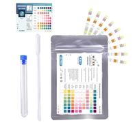 Juguta kit per Test Acqua Acquario Strisce per Casa, 50 Pezzi Strisce reattive ammoniaca per acquario, 9 in 1 test dell'acqua d'acquario, Strisce Reattive per pH, Nitriti, Cloro, Alcalinità ecc.