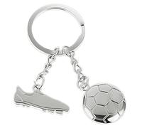 JUGUTA Mini Portachiavi Carino Calcio Bowling Portachiavi Tennis Portachiavi Baseball Piccolo Portachiavi Regali Per Uomini Donne Ragazzi Ragazze, Argento
