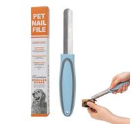 JUGUTA Pietra Affilatrice Per Unghie Premium Per Animali Domestici: Lima Per Artigli In Acciaio Inox, Per Contorno Unghie Lisce, Universale Per Gatti E Cani(Blu)