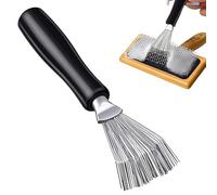 JUGUTA Pulitore Per Spazzole, Detergente Per Spazzole Per Capelli, Spazzola Per Capelli, Spazzola Per La Pulizia, Mini Spazzola Per La Rimozione Dei Peli Di Spazzole, Pettini, Tappetini Da,Nero