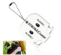 JUGUTA Segnapunti Golf, Conta Buca Golf, Contatore Di Punteggio Di Golf, Contatori Di Colpi Del Giocatore Indicatore Del Punteggio Di Golf Con Portachiavi 2 Cifre, Contatore A 2 Giocatori