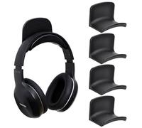 JUGUTA Supporto Da Parete Per Cuffie - Universale Gancio Appendi Cuffie Staffa Stand Al Muro, Alla Scrivania Al Tavolo (Nero)