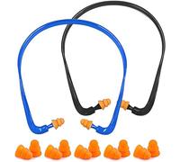 JUGUTA Tappi Per Orecchi, 2 Pezzi Inserti Auricolari Con Archetto, Tappi Riutilizzabili Super Confortevoli Per La Riduzione, 25 Db, Protezione Dell’Udito Flessibile, Con 5 Paia Di Auricolari