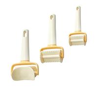 JUHONNZ Rotella Tagliapasta,3 PCS Rullo Taglia Ravioli Quadrati et Tondo, Stampi per Tortellini, Pasta Fresca Utensili Stampo per Cookie Biscotto et Fai da Te