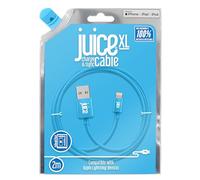 Juice Apple iPhone 11, Pro, iPhone X, Xr, iPhone 8, 7, 6, SE, iPad Lightning, cavo di ricarica e sincronizzazione, 2 m, verde acqua
