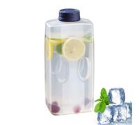 Juice Bottle, Beverage Container, 10.24 Inches, Water Kettle, Cold Juice Drink Pitcher with Lid and Scale, Heat Resistant Design for Home, Kitchen, Refrigerator, Picnic, Outdoor, Party,