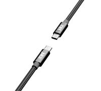 Juice Cavo di ricarica intrecciato ECO USB-C a USB-C da 2 m, ricarica rapida e sincronizzazione dati, connettori reversibili, materiale TPE, compatibile con iPhone 16, 15, iPad Pro, Samsung, Google