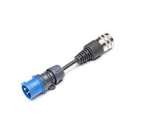 Juice Connector, Spina CEE16 Blu, Soluzione di Ricarica Auto Elettrica con Regolazione Automatica, Spine per Caricabatterie Auto, Compatibile con Il Juice Booster 2 e Il Juice Booster 3 Air Wallbox