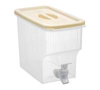 Juice Dispenser - plastc 3.9L Large Capacity Beverage Pitcher Cold Drink Storage Jar With Easy Pour Design | Party Beverage Container | Tea Lemonade Server For Home Outside Picnic Camping Bar And Fri