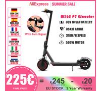 JUICEASE AP07 Scooter elettrico per adulti M365 P7 600W motore di potenza di picco 35KM gamma 31 KM/h luce di svolta 36V 10.5Ah EScooter pieghevole