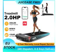 JUICEASE FW01 Tapis roulant 6KM/H Tappetino da passeggio con controllo APP Bluetooth Pieghevole sotto la scrivania Walker elettrico 250LBS per Home Office