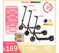 JUICEASE Scooter elettrico per adulti 31/35 km/h 500W/1000W 35KM/50KM a lungo raggio 8.5/10 pollici pneumatico 10.5/14.5Ah grande batteria Kick Scooter M365Pro(10.5Ah 31KM/h 35KM)