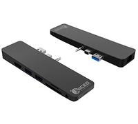 Juiced Systems CruzHUB Adattatore Surface Laptop 2 Progettato per Surface Laptop 2 Gigabit Ethernet 4K HDMI 2 USB 3.0 SD Micro SD AUX Compatibile con Surface Laptop v1 e v2