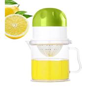 Juicer al limone - Juicer di agrumi a manovella | Manuale Fruit Princing Handheld, 450 ml Estrattore senza coppia, trasparente, pressa da cucina per viaggiare, dormitorio, casa, lime