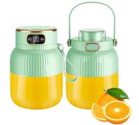 Juicer Bottiglia, Juicer Portable Juicer Bottle, Fruit Juice Mixer, Food Processor, Travel Juice Cup with Digital Display 600ml, Food Mixing Machine, USB Ricaricabile Fruit Juice Mixer for Home Sports