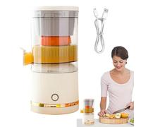 Juicer Machine, Fruit Press, Automatic Separation, Citrus Squeezer, 7.4v Electric Orange, Efficient Lime Grapefruit Blender, Convenient Juice Container for 4.33x9.25 Inches Fresh Juice Making at Home