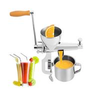Juicer manuale - Jimia lenta in acciaio inossidabile | Squeezer di succo con manovella a mano, estrattore multiuso per frutta di sedano di sedano di grano di parsley