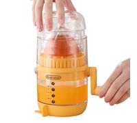 Juicer manuale, spremiagrumi a mano, Cribello dello spremiagrumi manuale, Manico tascabile estrattore di frutta a soffio Premere la macchina del succo portatile per calce e melograni