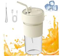 Juicer portatile da 350 ml USB Mini Blender Portable Blender con paglia e 6 lame in acciaio inossidabile Le perdite di perdite di dimensioni personali di miscelazione con cordino per la cucina Blende