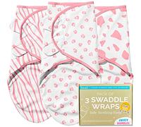 Juicy Bumbles Swaddle Neonato 0-3 mesi - Coperta Neonato Swaddle 100% Cotone - Coperta Cotone per Neonati - Set da 3 - Accessori e Regali Neonati e Bambini
