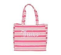 Juicy Couture - Borsa shopping rosa a righe con tracolla removibile - - Bags - Donna - Multicolore - ONE SIZE