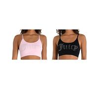 Juicy Couture - Bralette Senza Ferretto da Donna, Senza Cuciture, Comoda, Multipack, XL