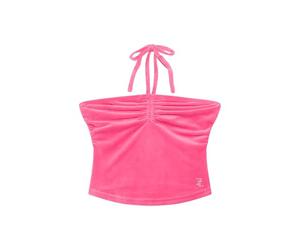 Juicy Couture Collo Holder Top, Rosa Acceso., L