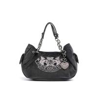 Juicy Couture Daydreamer Classic Crest M Borsa hobo grigio, velluti, donna