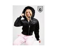 JUICY COUTURE Diamante Velour Padded Giacca, Nero XS