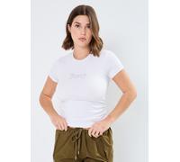 JUICY COUTURE - Dot Ruched Tee Bianco - Abbigliamento M Bianco