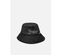 JUICY COUTURE - Hendrix Velour Diamante Wide Brim Bucket Hat Nero - Cappello T.U Nero