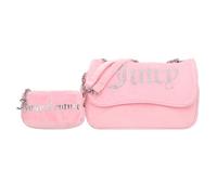 Juicy Couture Kimberly Borsa a spalla rosa, velluti, donna