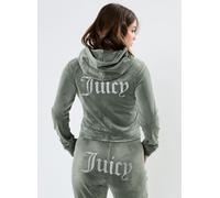 JUICY COUTURE - Madison Zip Through Hoodie Verde - Abbigliamento XXS Verde