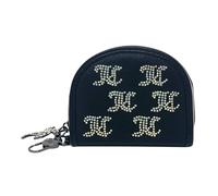 Juicy Couture Porta carte da donna a mezza luna con specchio interno e clip, Prendi la liquirizia di piombo, Contemporane