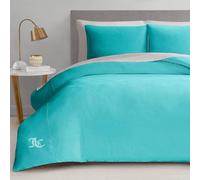 Juicy Couture Set piumone, poliestere, blu schiacciato, completo/queen size