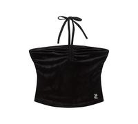 Juicy Couture Top da Donna con Inserti in Diversi Colori, Nero, S