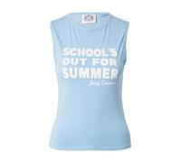 Juicy Couture Top 'SCHOOLS OUT' blu chiaro / bianco Donna Juicy Couture S