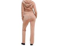 Juicy Couture Velour Track Pant with Diamante Branding Pantaloni Casual, Café Au Lait, S (Pacco da 14) Donna