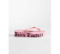 Juicy Couture - Y2K heritage - Sliders rosa con zeppa e logo con stemma 36