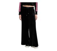 Juicy Couture - Yuka Wide Leg Trackpant - - Trousers - Donna - Nero - L