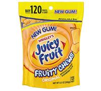 Juicy Fruit Fruity Chews Sugarfree Gum - Confezione da 120 sacchetti (2 pezzi)