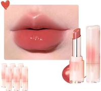 Juicy Lipstick, Long-Lasting Lip Balm and Lip Stain, Color Changing Lip Balm, Hydrating Lip Oil, Jelly Plumping Lip Tint Lip Gloss Mirror Finish, Tint Stain Glossly Makeup Lipstick (#04)
