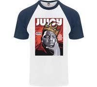 Juicy Rap Music Hip Hop Rapper Uomo S/S Baseball T-Shirt