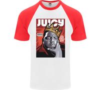Juicy Rap Music Hip Hop Rapper Uomo S/S Baseball T-Shirt